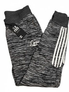 Love Charcoal and White Kids Joggers